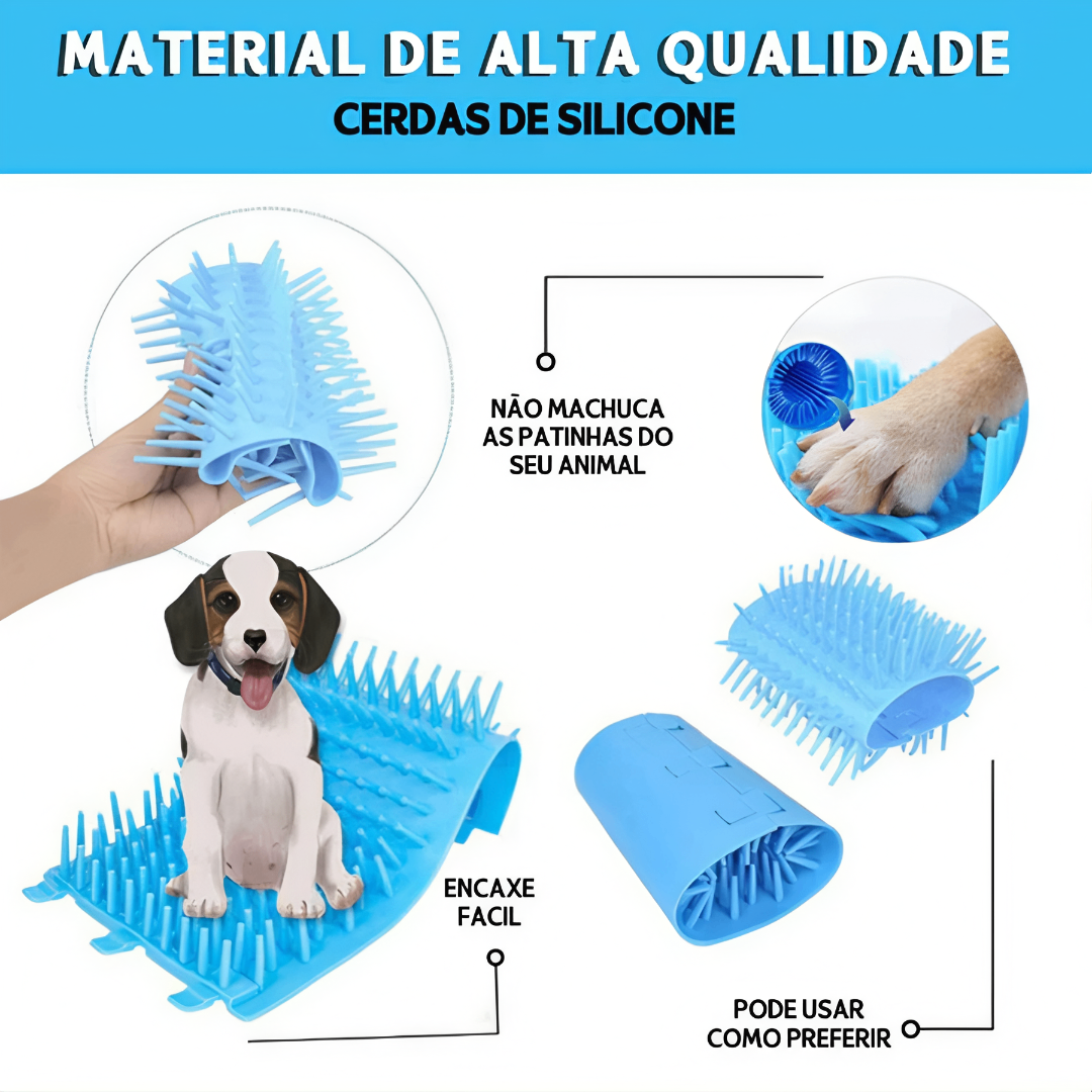 CleanPaw™ – Limpador de Patas para Pets em Silicone