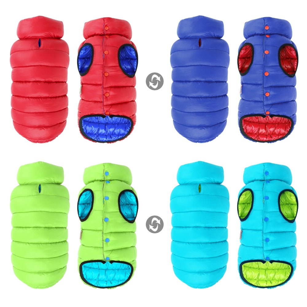 Colete Pet Alby™ Dupla-Face | Roupa Para Cachorro